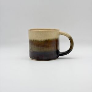 Double Espresso Mug. In Birch and Walnut.