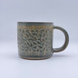 3 x Coffee Mug Set. Textured Design. In Smoke. Seconds.